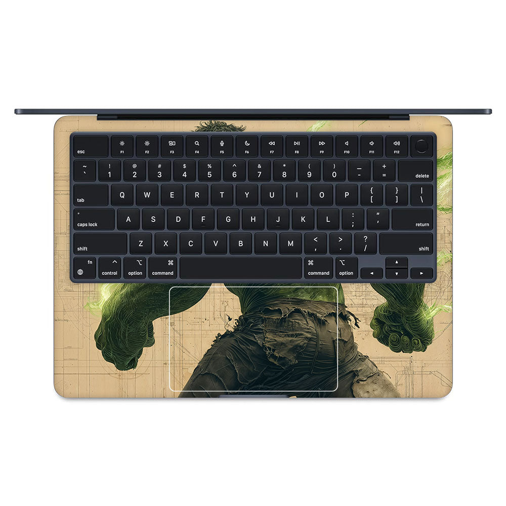 Hulk Unleashed MacBook Air 13 M4 2025 Laptop Skin