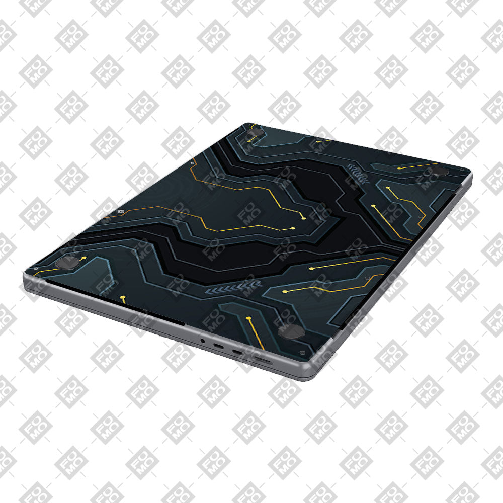 Futuristic Techno MacBook Air 13 M5 2026 Laptop Skin