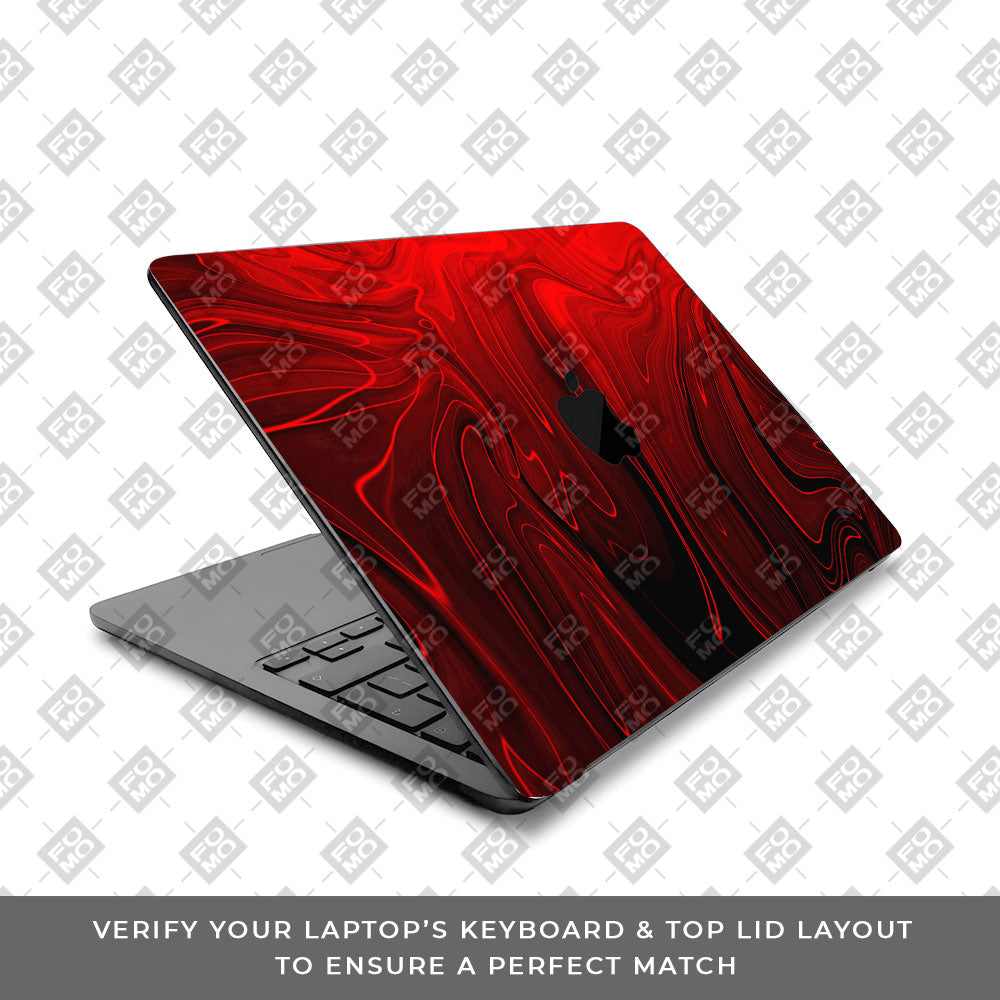 Fiery Waves MacBook Air 13 M5 2026 Laptop Skin