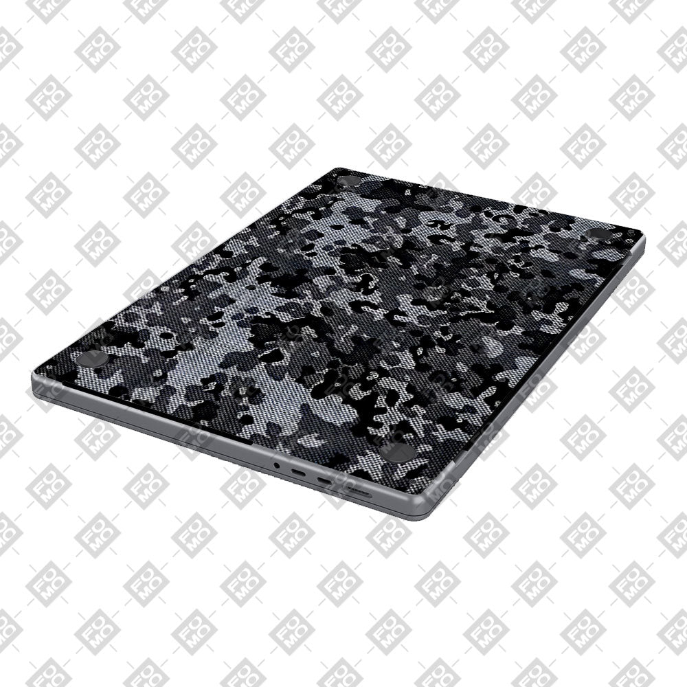 Stealth Grey Camo MacBook Air 13 M5 2026 Laptop Skin