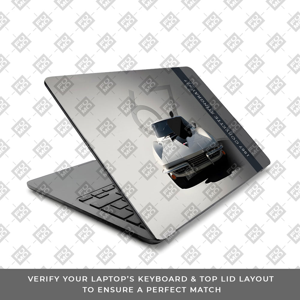 1967 Corvette Stingray 427 MacBook Air 13 M5 2026 Laptop Skin
