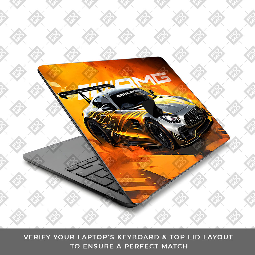 Mercedes AMG GT MacBook Air 13 M5 2026 Laptop Skin