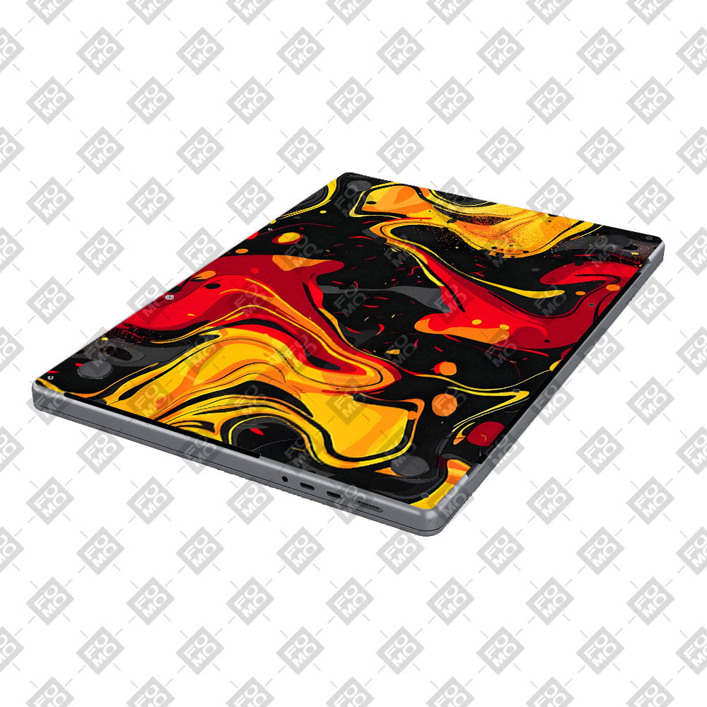 Lava Burst MacBook Air 15 M5 2026 Laptop Skin