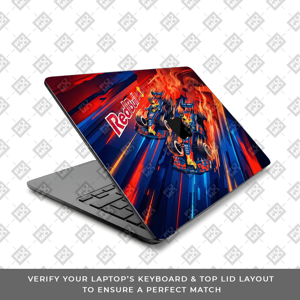 Red Bull Racing Velocity MacBook Air 15 M5 2026 Laptop Skin