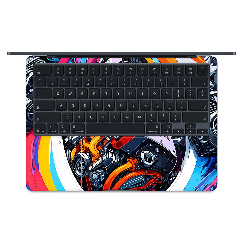 Power in Motion MacBook Air 15 M5 2026 Laptop Skin