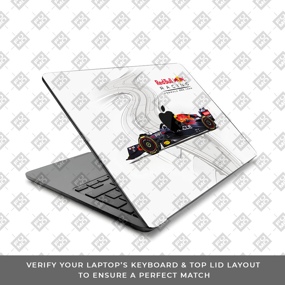 Red Bull Racing in Action MacBook Air 13 M5 2026 Laptop Skin