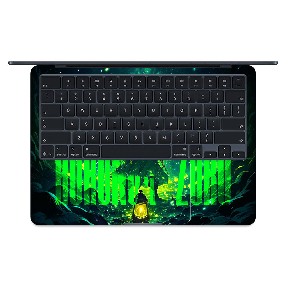 Roronoa Zoro Green Fury MacBook Air 15 M5 2026 Laptop Skin