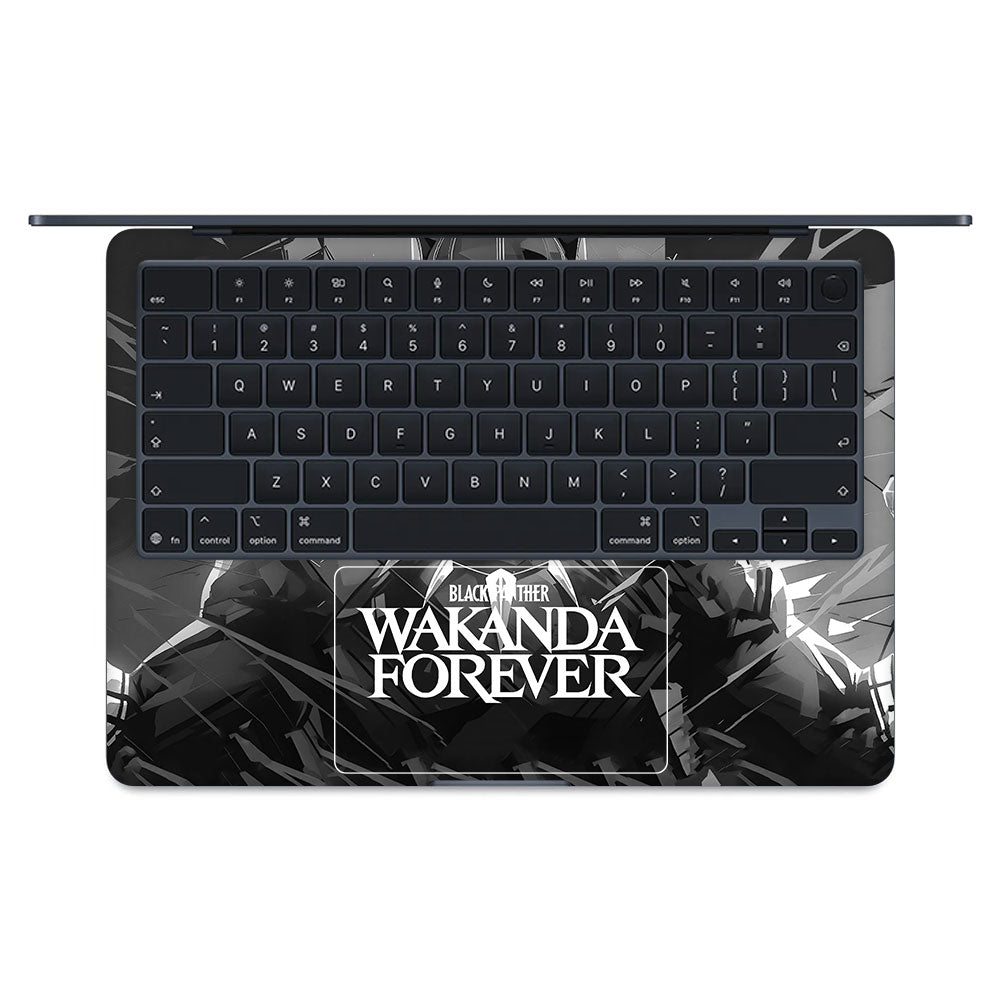 Black Panther Wakanda Forever MacBook Air 15 M5 2026 Laptop Skin