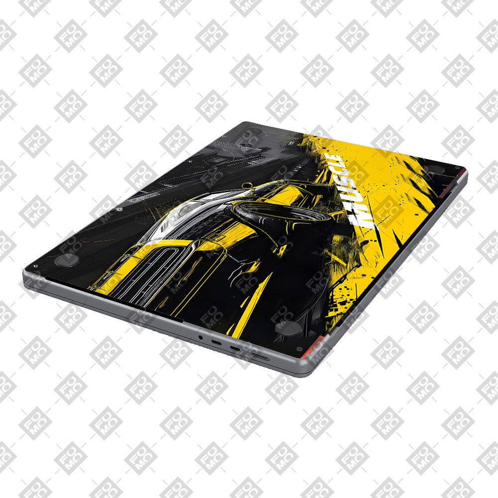 Black Muscle MacBook Air 15 M5 2026 Laptop Skin