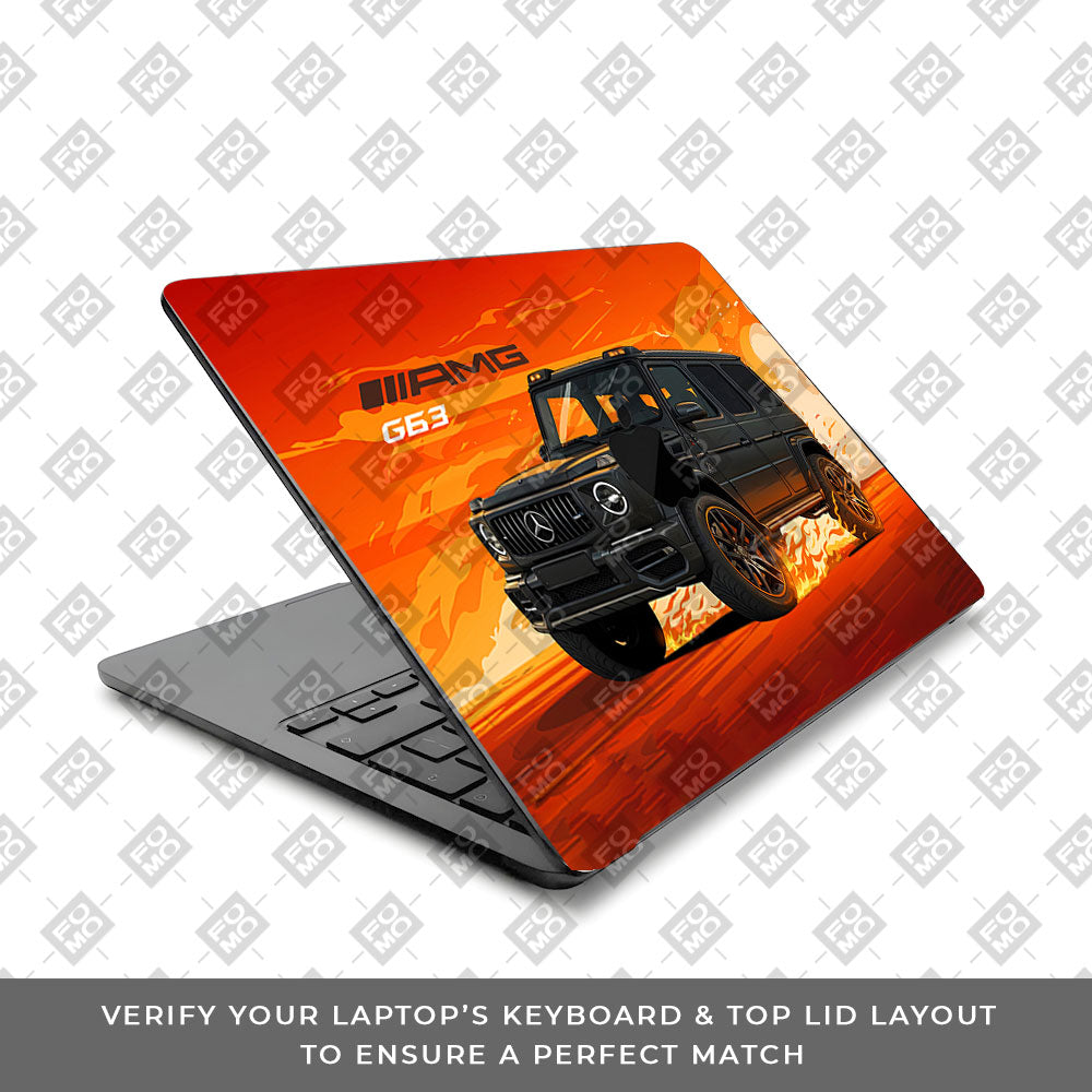 Mercedes AMG G63 MacBook Air 13 M5 2026 Laptop Skin