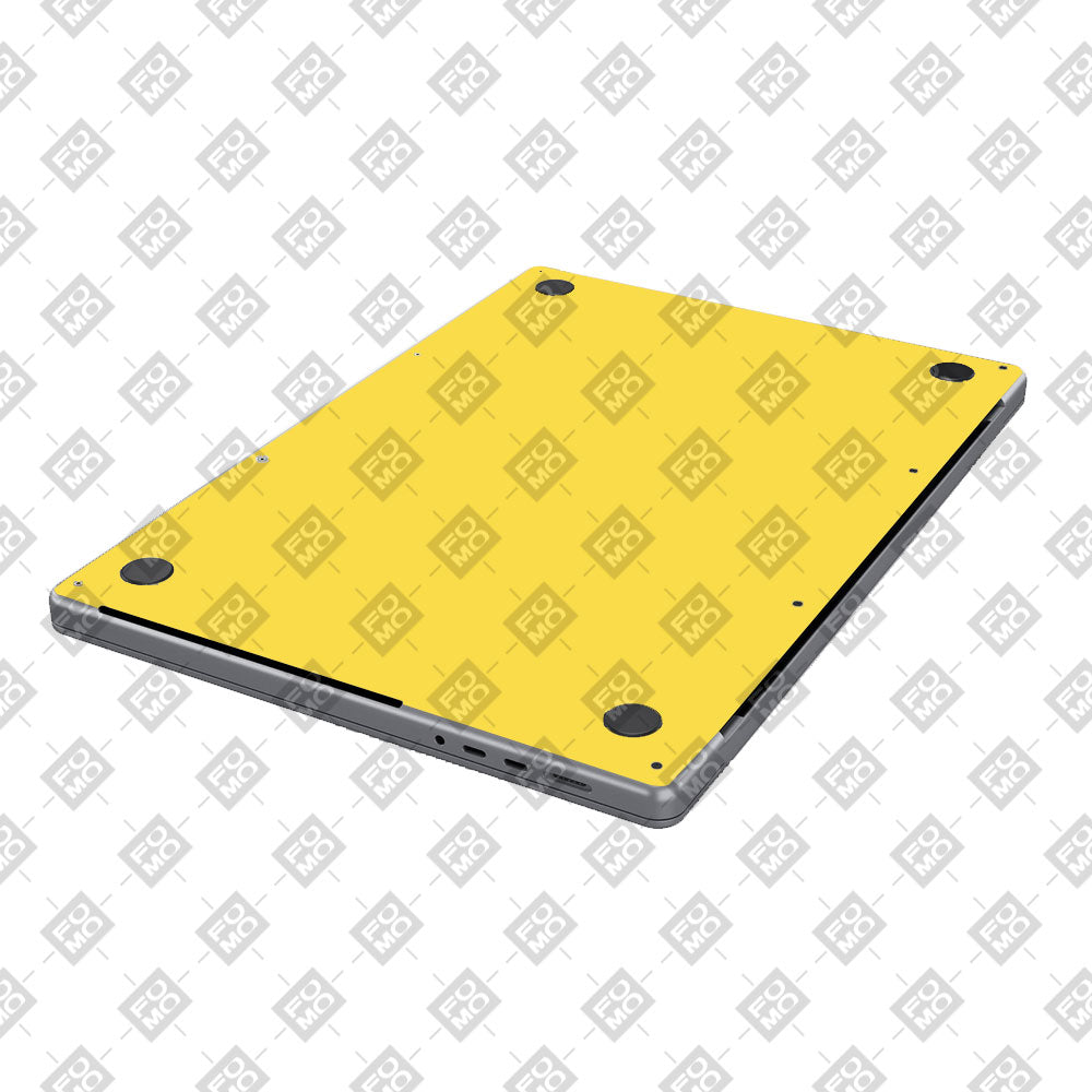 Textured Yellow MacBook Air 13 M5 2026 Laptop Skin