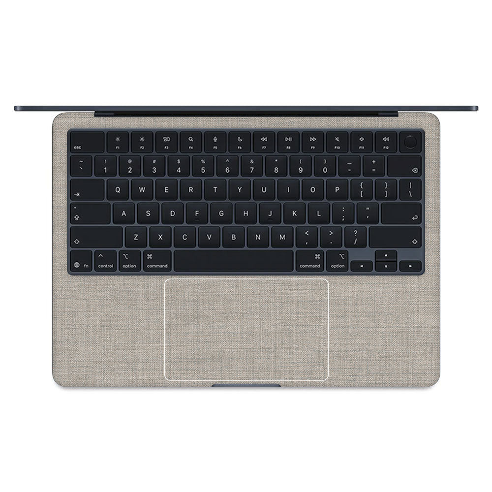 Textured Fabric Grey MacBook Air 15 M5 2026 Laptop Skin