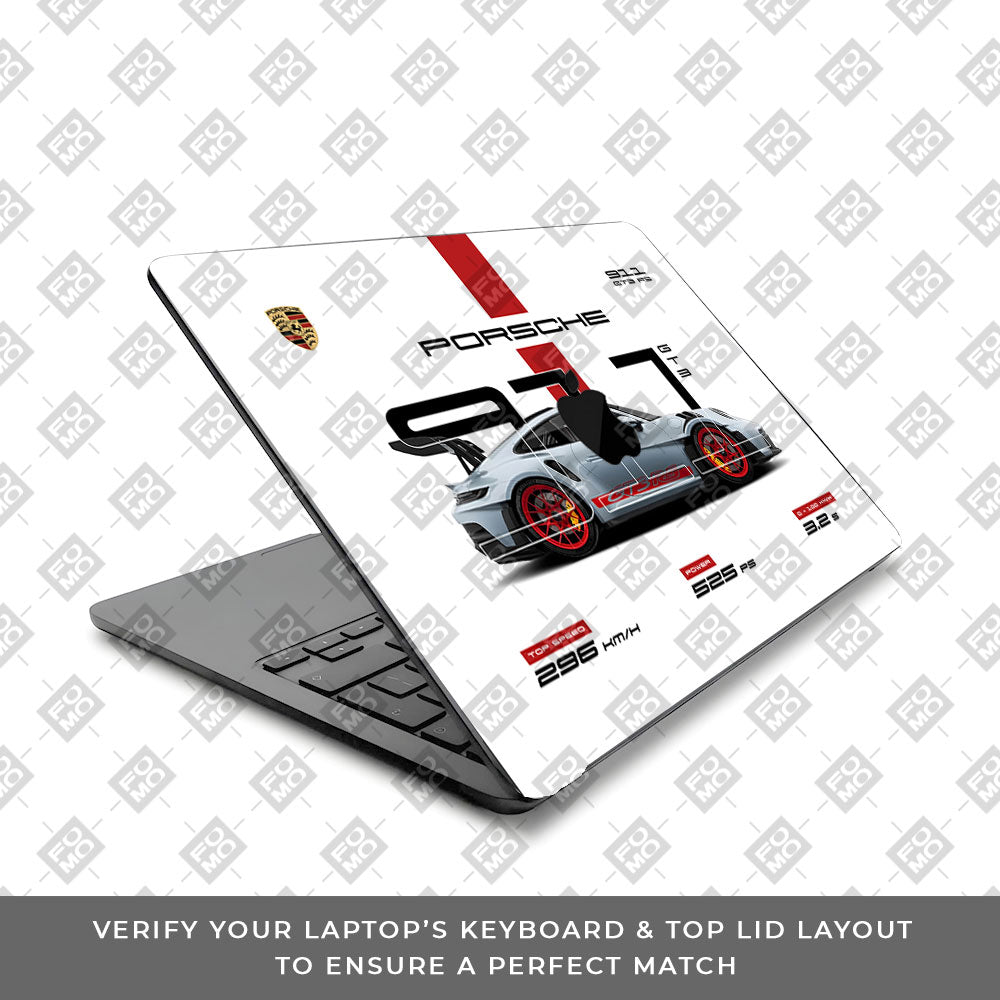 Porsche 911 GT3 RS MacBook Air 13 M5 2026 Laptop Skin