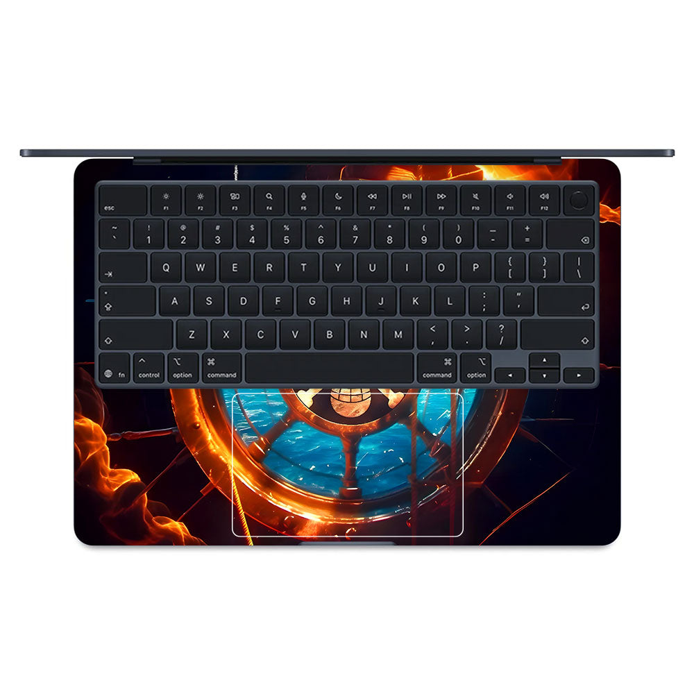 Straw Hat Pirates Emblem MacBook Air 15 M5 2026 Laptop Skin