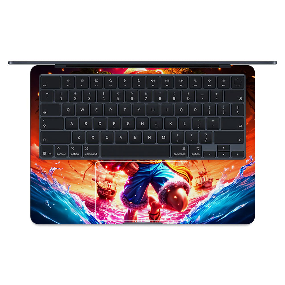 Luffy's Radiant Will MacBook Air 15 M5 2026 Laptop Skin