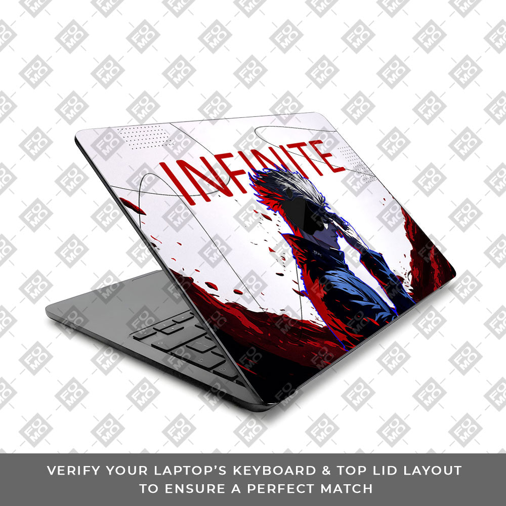 JJK Satoru Gojo MacBook Air 13 M5 2026 Laptop Skin