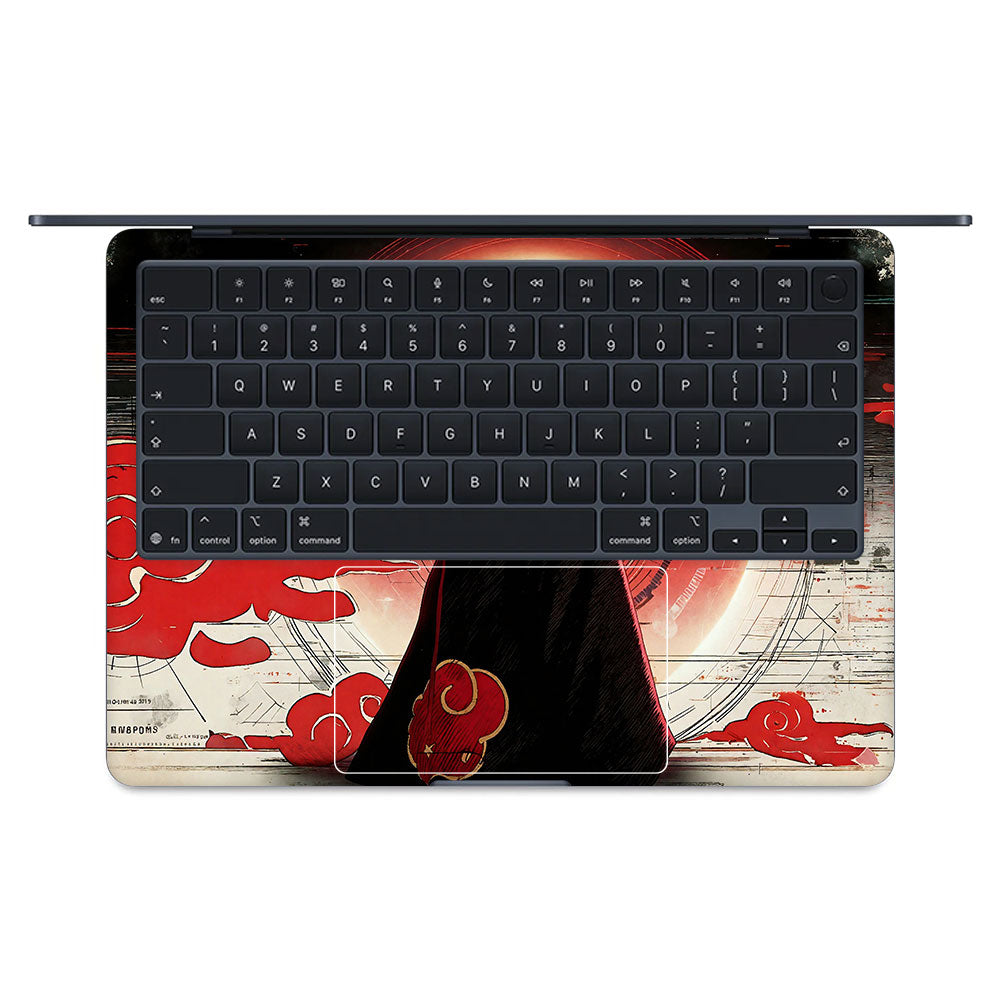 Itachi Uchiha Mark of the Akatsuki MacBook Air 15 M5 2026 Laptop Skin
