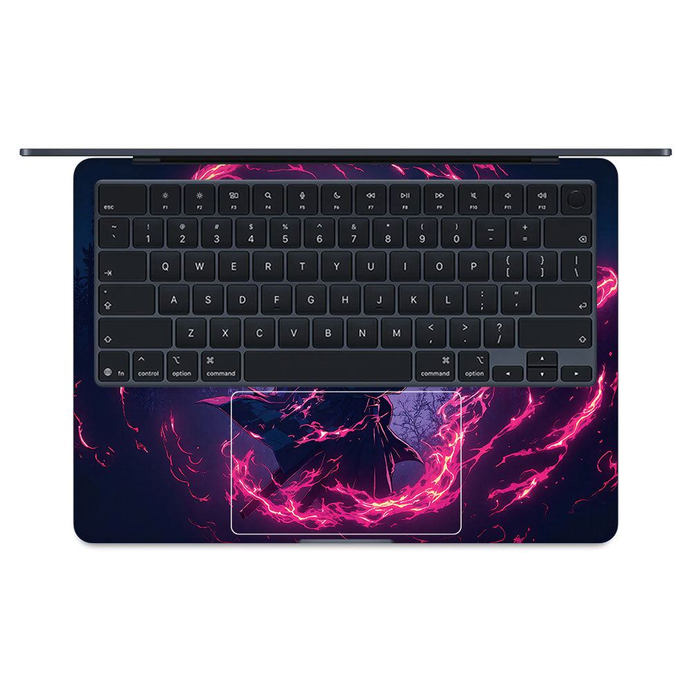 Tanjiro's Flame of Ember MacBook Air 15 M5 2026 Laptop Skin