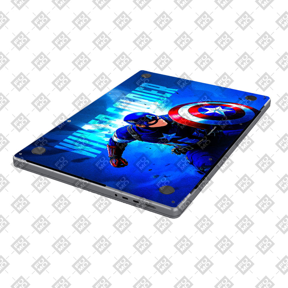 Shield of Justice Captain America MacBook Air 13 M5 2026 Laptop Skin