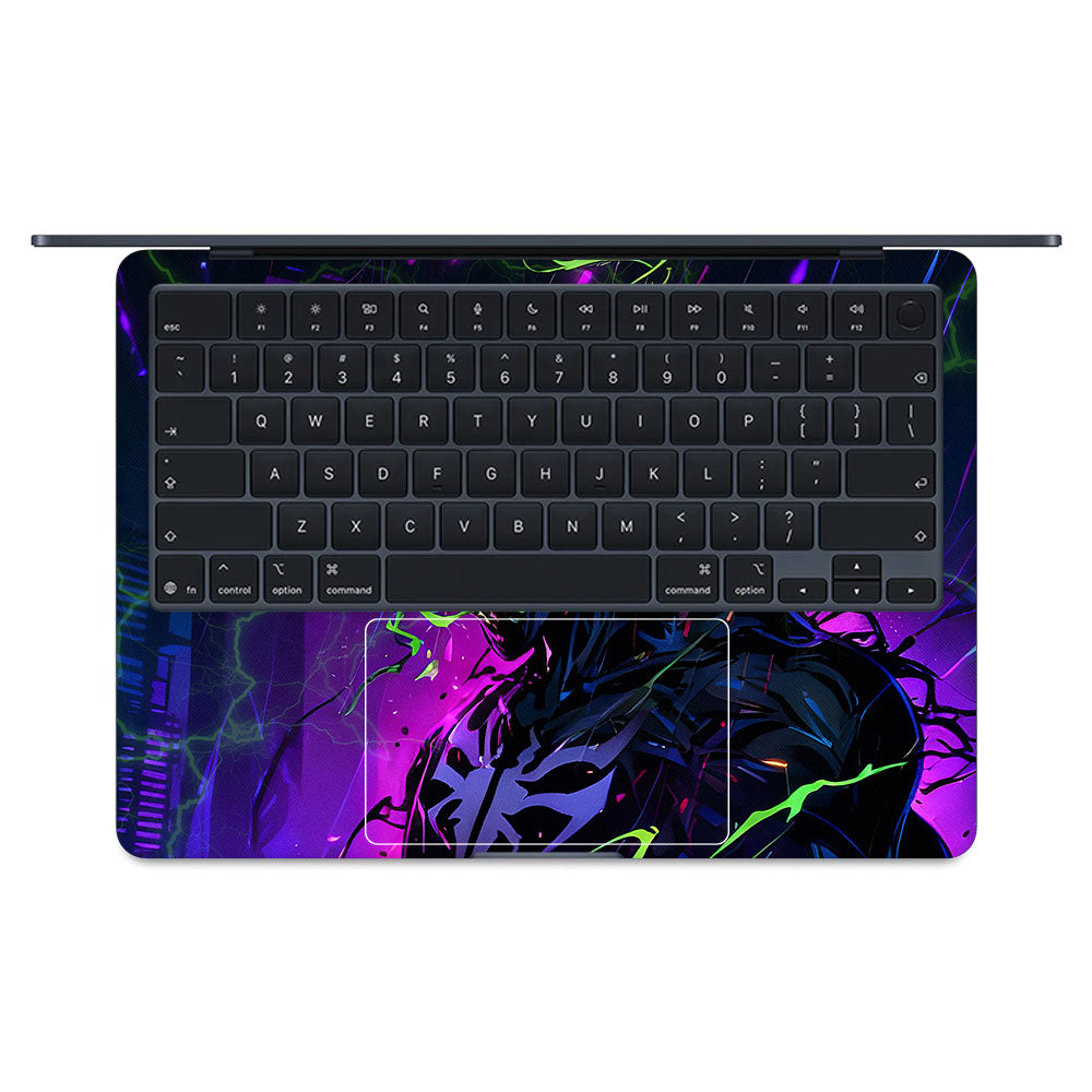 Venom Chaos Surge MacBook Air 15 M5 2026 Laptop Skin