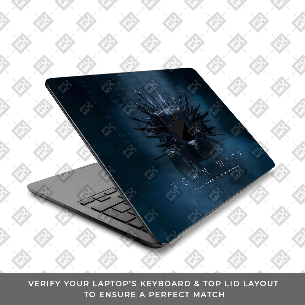 John Wick Assassin MacBook Air 13 M5 2026 Laptop Skin