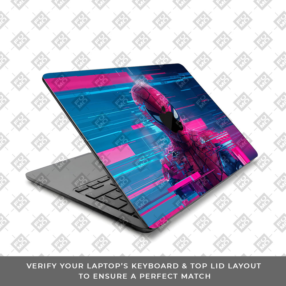 Glitch Spider Air 15 M5 2026n Web MacBook Air 13 M5 2026  Laptop Skin