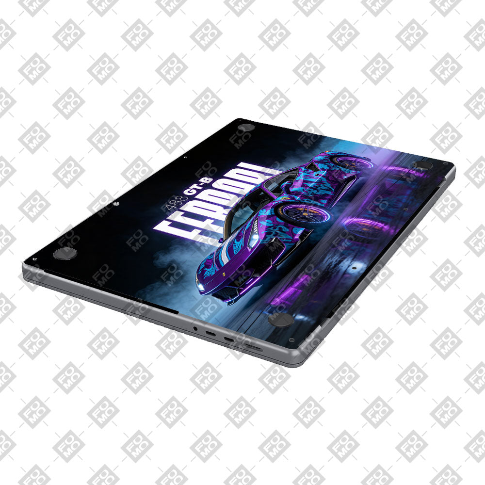 Psycho Drive Ferrari 488 MacBook Air 13 M5 2026  Laptop Skin