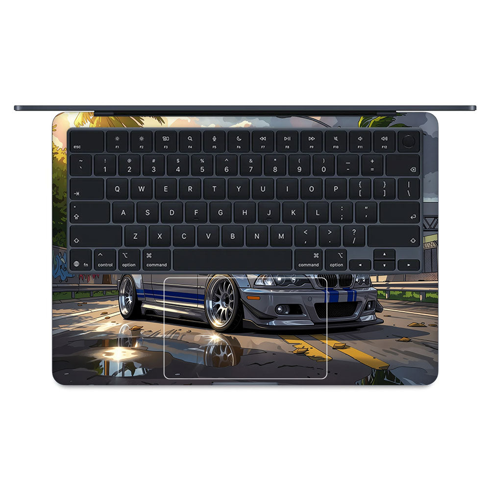 Street Icon BMW E46 Drift Legend MacBook Air 15 M5 2026  Laptop Skin