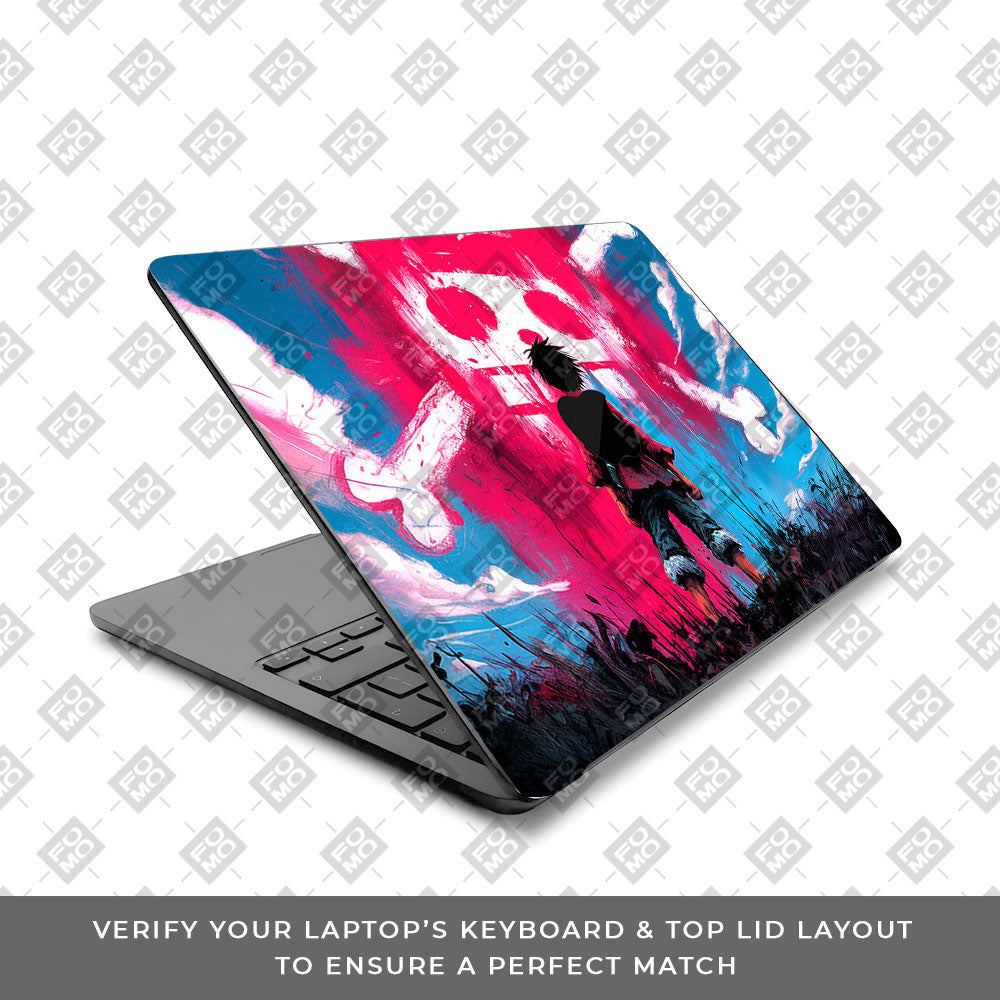 Straw Hat Graffiti One Piece MacBook Air 13 M5 2026 Laptop Skin