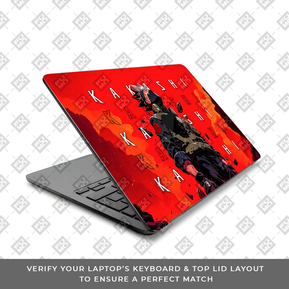 Kakashi Hatake Inferno MacBook Air 15 M5 2026 Laptop Skin