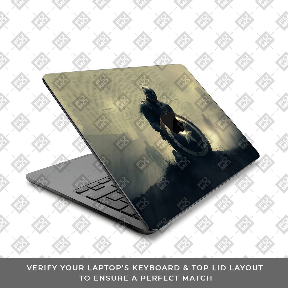 Captain's Valor MacBook Air 13 M5 2026 Laptop Skin