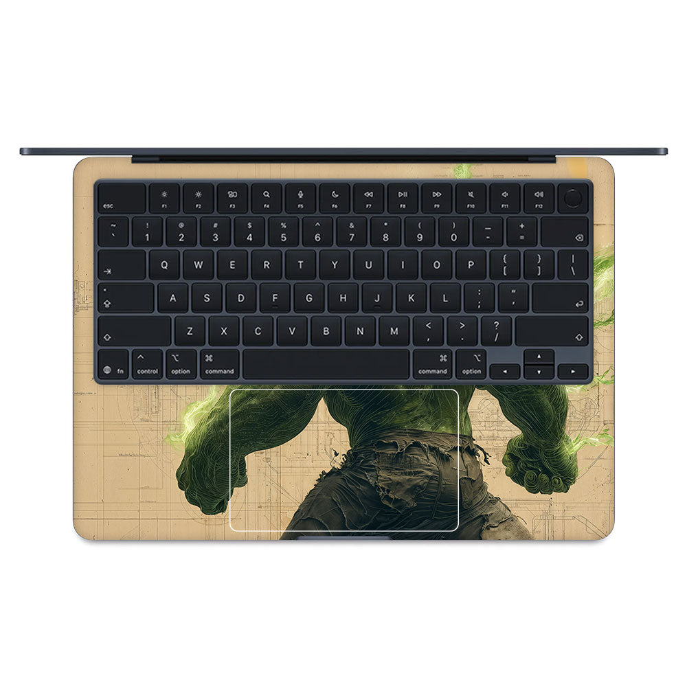 Hulk Unleashed MacBook Air 15 M5 2026 Laptop Skin