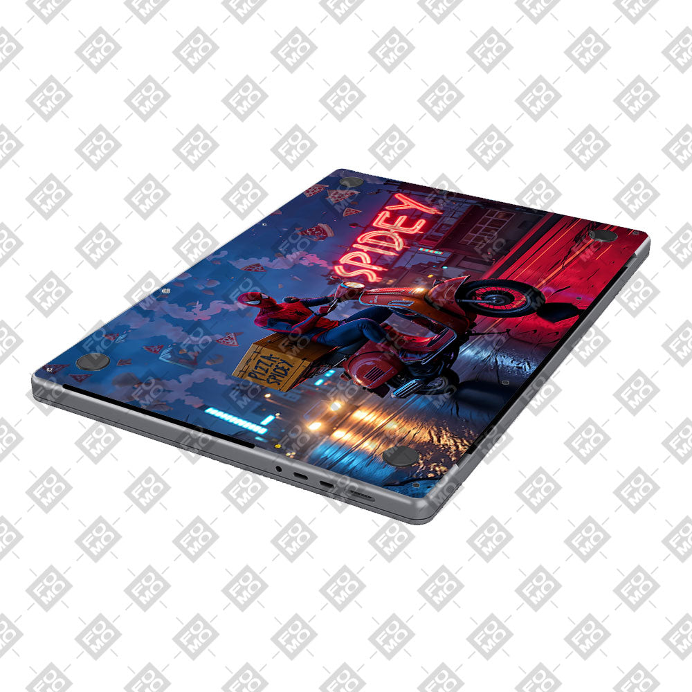 Pizza Spidey MacBook Air 13 M5 2026 Laptop Skin