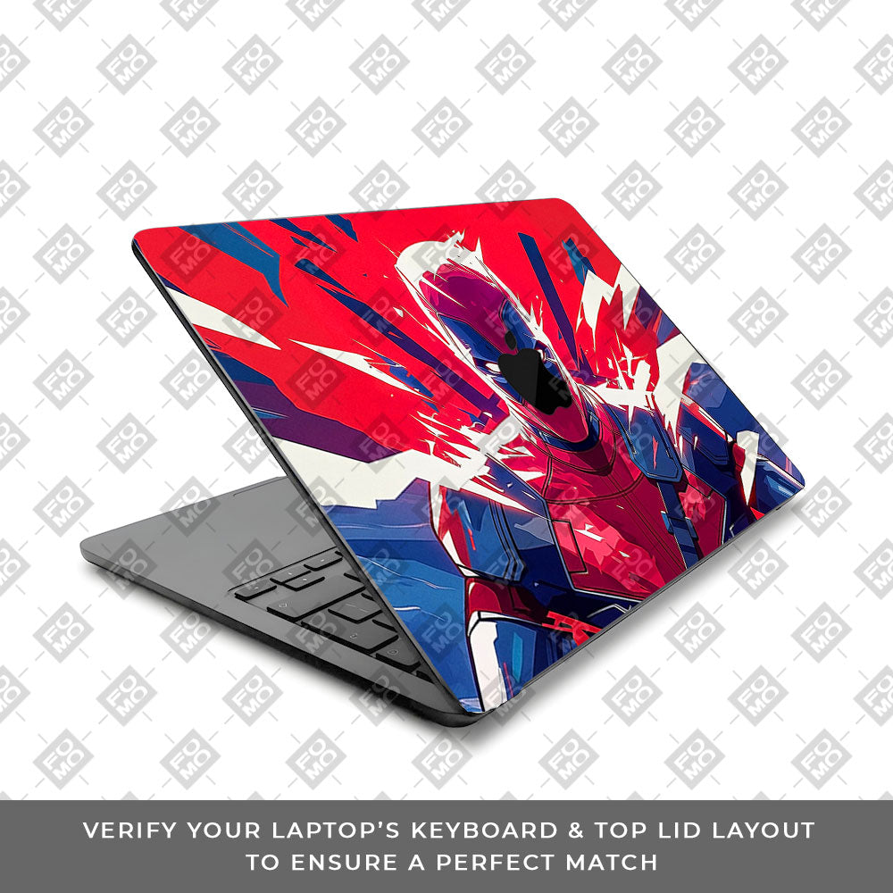 Deadpool Power Burst MacBook Air 13 M5 2026 Laptop Skin
