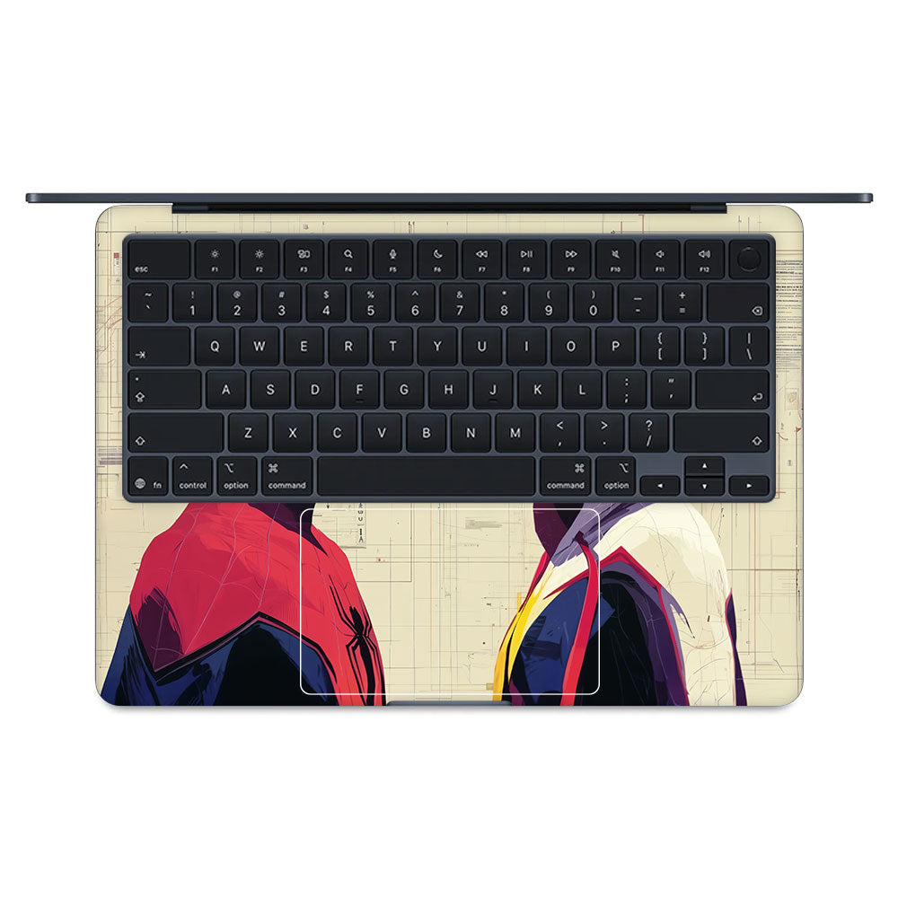 Spider Man X Spider Gwen MacBook Air 15 M5 2026 Laptop Skin