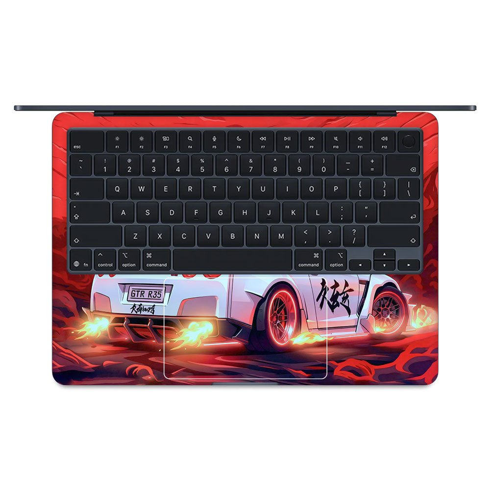 Nissan GTR Turbo Performance Edition MacBook Air 15 M5 2026 Laptop Skin