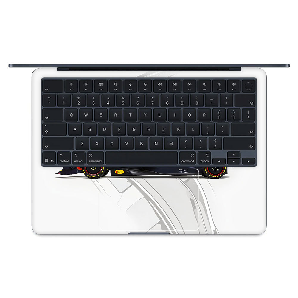 Red Bull Racing in Action MacBook Air 13 M5 2026 Laptop Skin