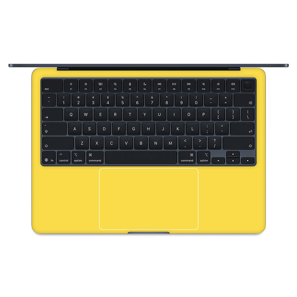 Textured Yellow MacBook Air 13 M5 2026 Laptop Skin