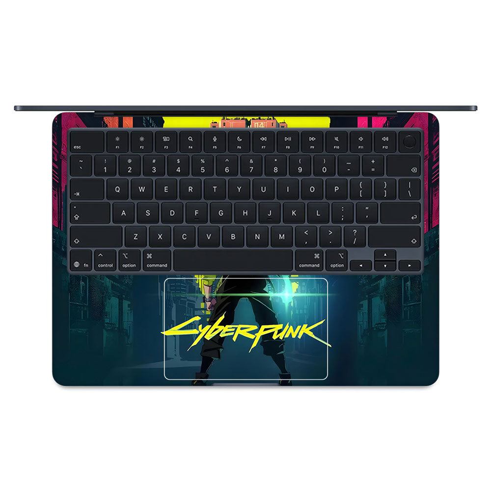 Cyberpunk Uprising MacBook Air 13 M5 2026 Laptop Skin