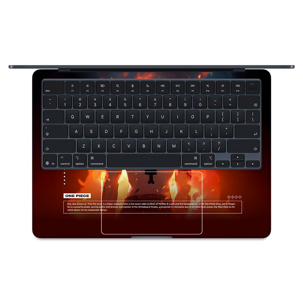 Fire Fist Ace MacBook Air 13 M5 2026 Laptop Skin