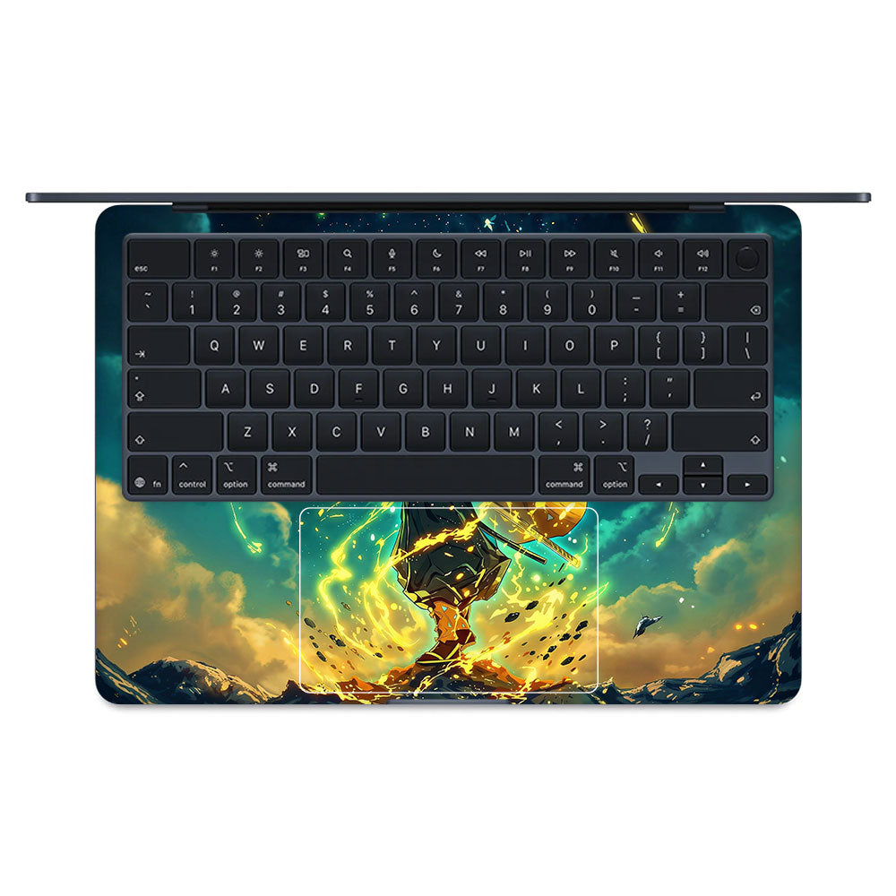 Zenitsu Thunder God MacBook Air 13 M5 2026 Laptop Skin