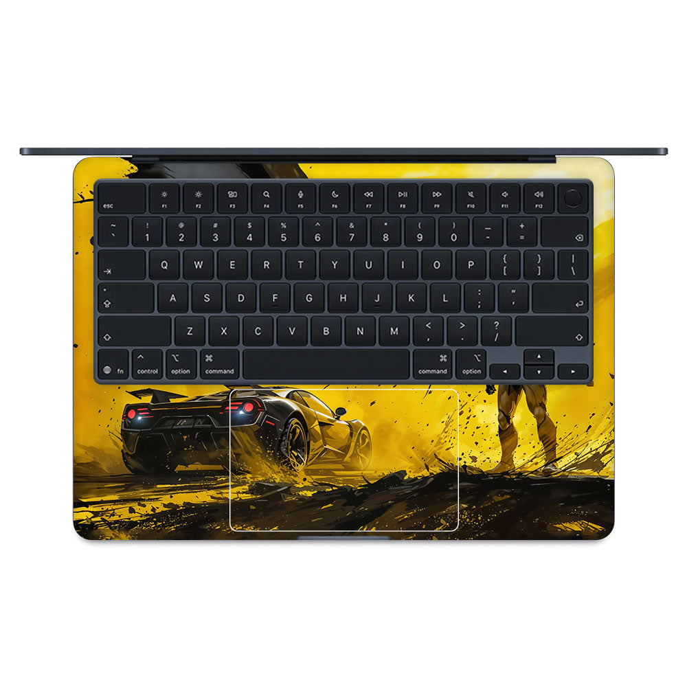 Dark Knight Velocity MacBook Air 13 M5 2026 Laptop Skin