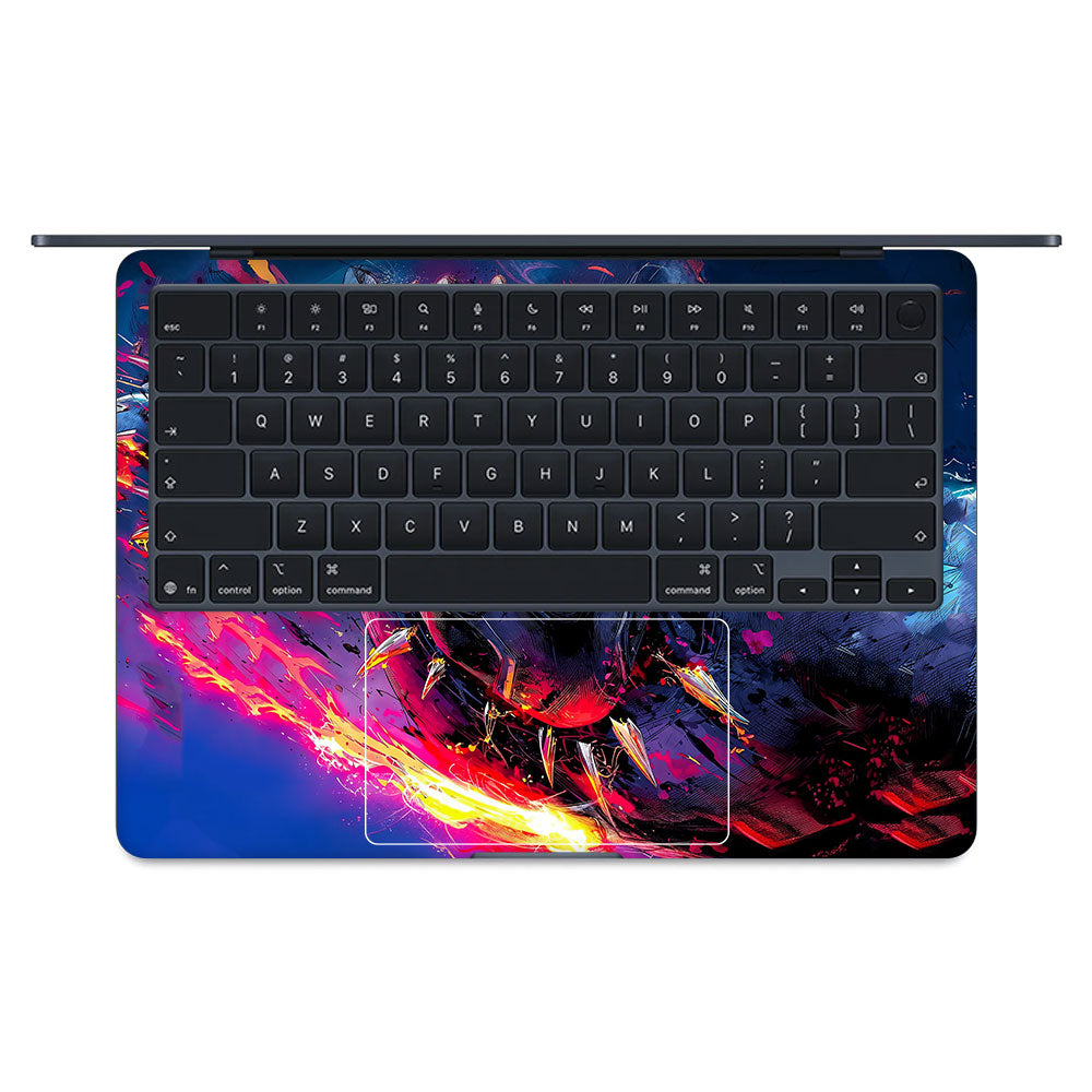 Vibranium Fury Wakandan Charge MacBook Air 13 M5 2026  Laptop Skin