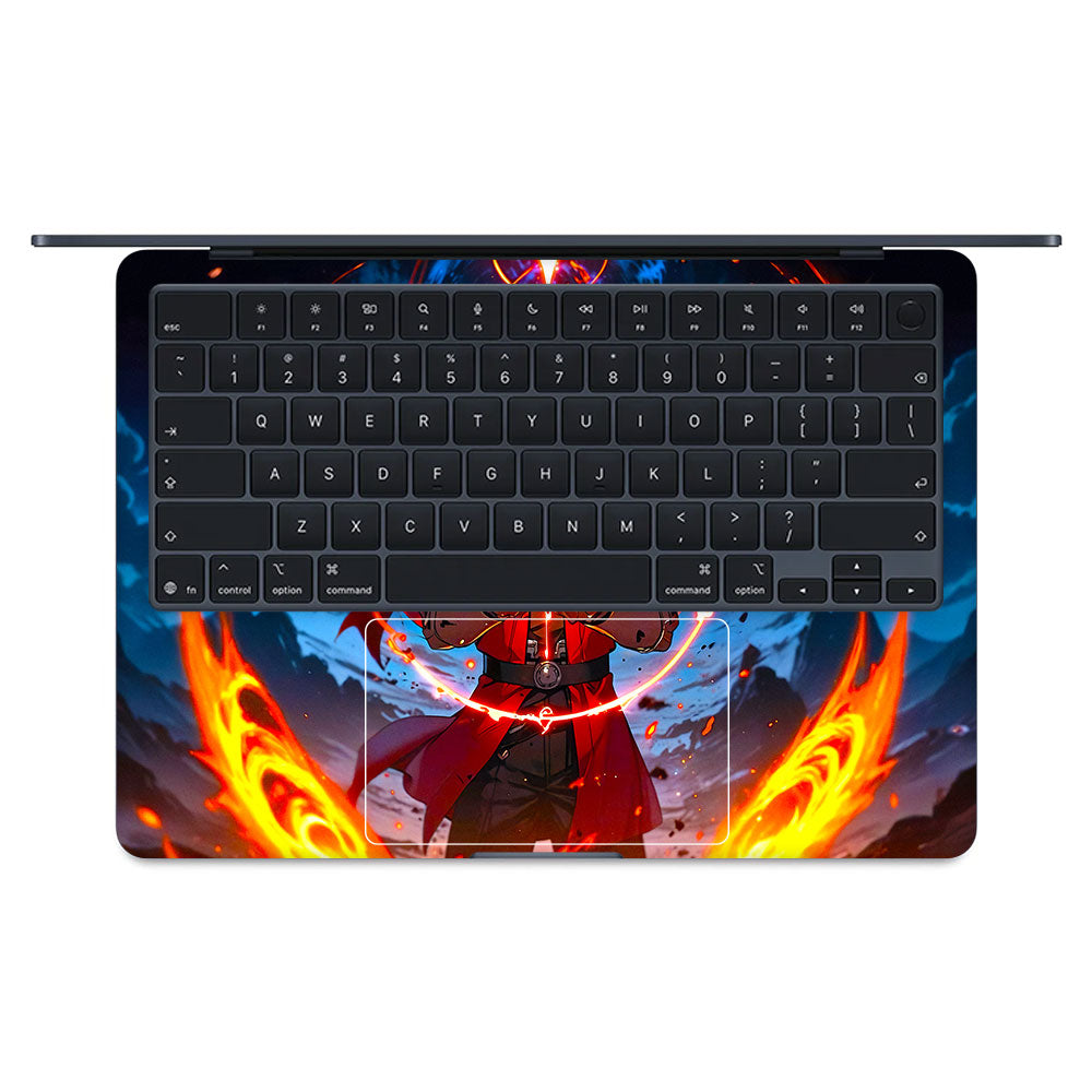 Edward Elric Fullmetal Alchemist MacBook Air 13 M5 2026 Laptop Skin
