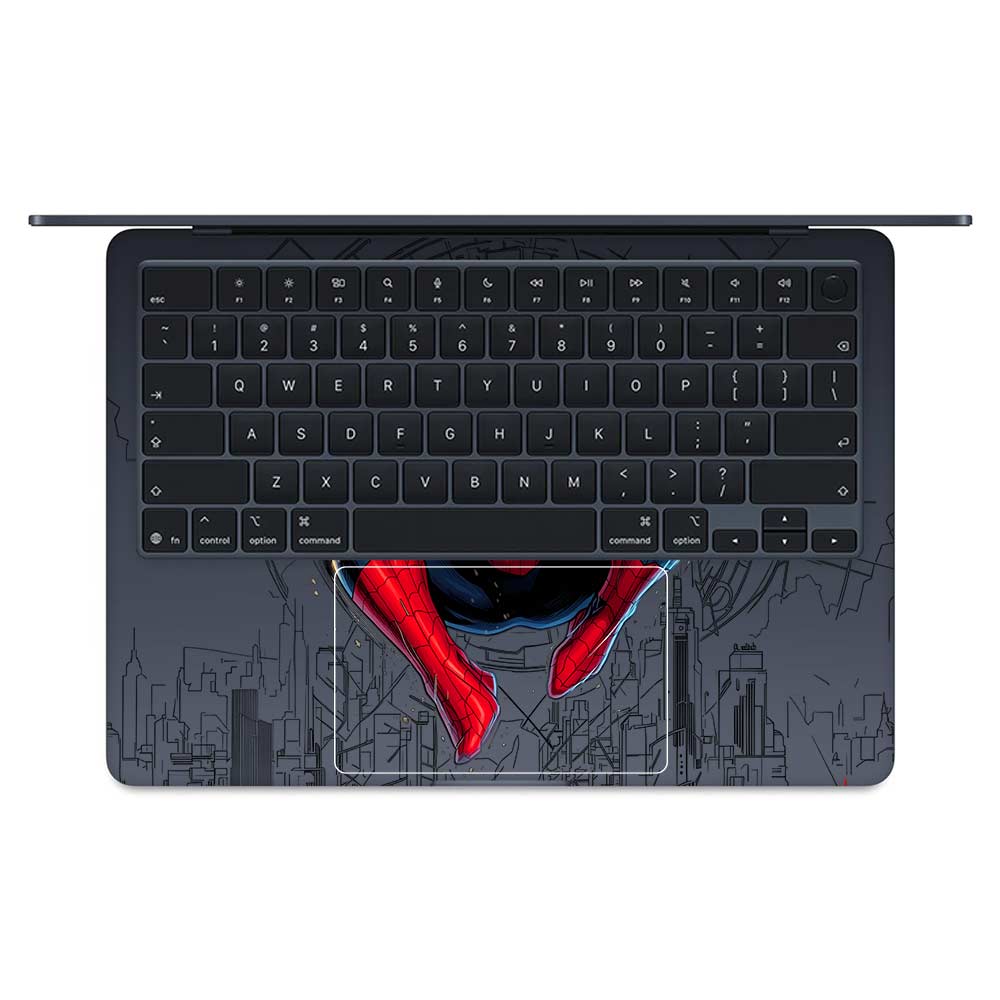 Transparent Web of Destiny Macbook Air 13 M5 2026 Laptop Skin