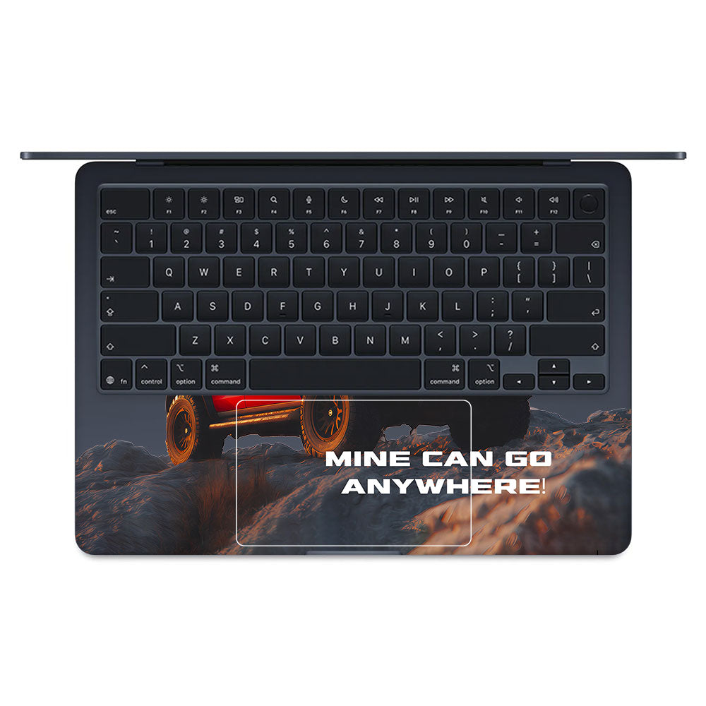 Transparent Off-Road Beast Macbook Air 13 M5 2026 Laptop Skin