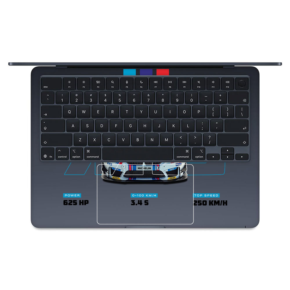 Transparent BMW M5 Macbook Air 13 M5 2026 Laptop Skin