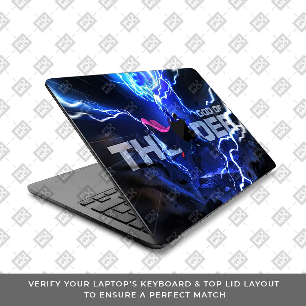 Thor God of Thunder MacBook Air 13 M4 2025 Laptop Skin