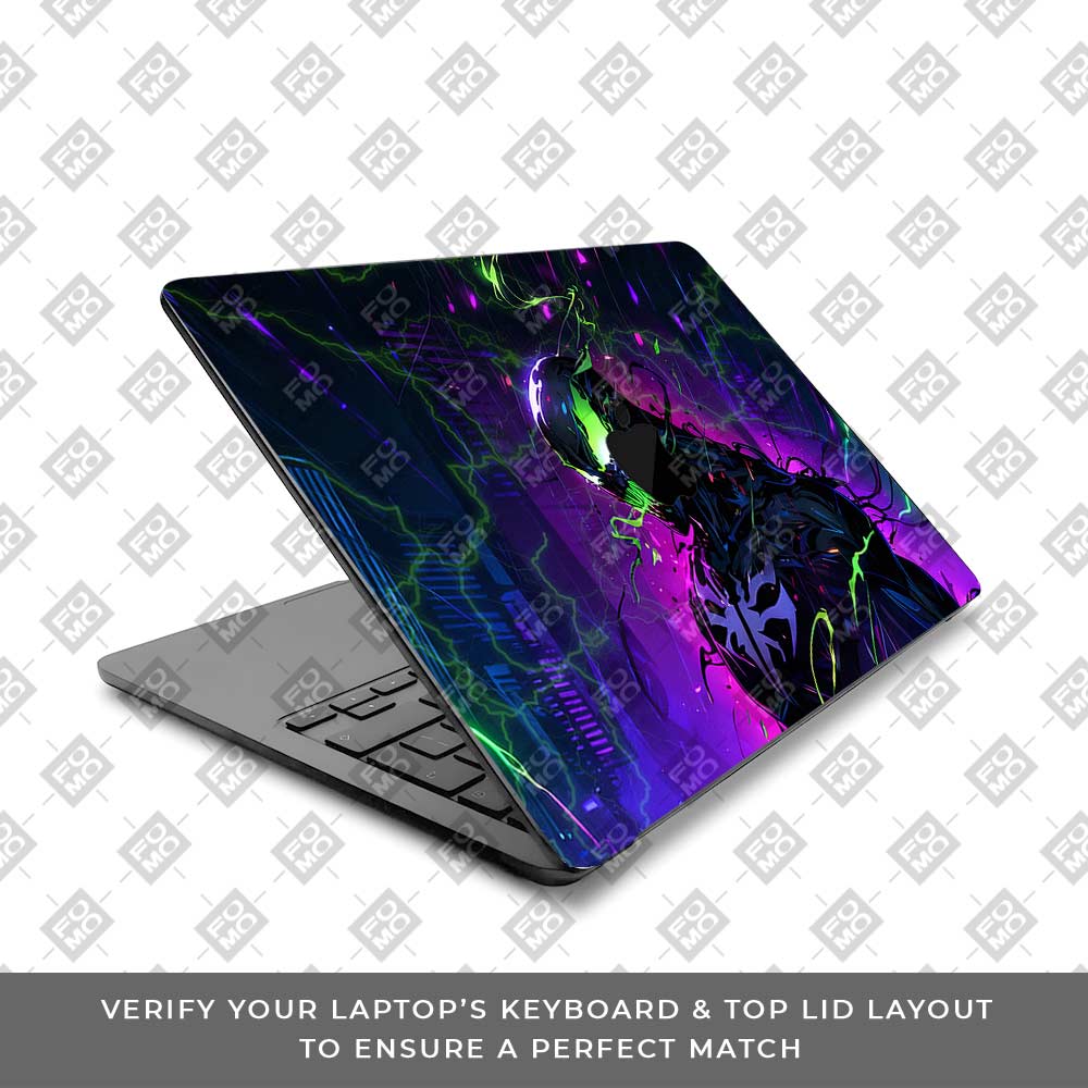 Venom Chaos Surge MacBook Air 13 M4 2025 Laptop Skin