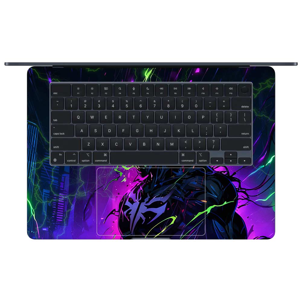 Venom Chaos Surge MacBook Air 15 M4 2025 Laptop Skin